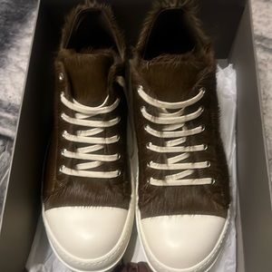 Rick Owens Pony Hair Sneakers